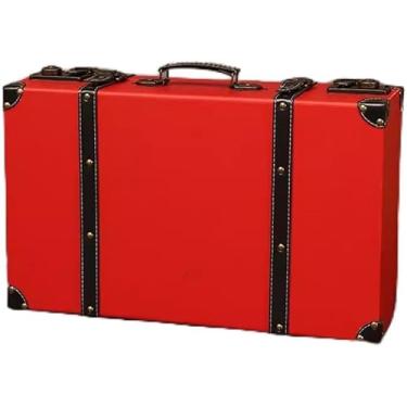 Imagem de Mala Retrô, Mala De Papelão Caixa De Armazenamento De Viagem Caixas De Armazenamento Decorativas Mala Para Decoração, Armazenamento E Muito Mais, Brown, 2PCS