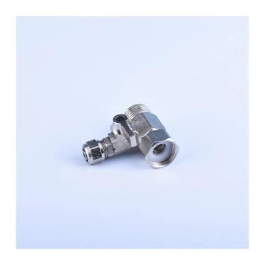 Imagem de 1/10.2 cm 1/5.1 cm RO filtro de água entrada tipo T válvula esférica aço inoxidável peças de encaixe macho fêmea rosca conector rápido (8)