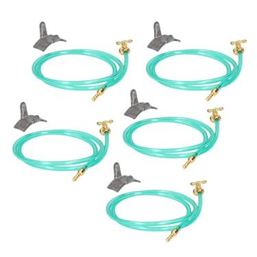 Imagem de ZJchao Mangueira de Irrigação para Casa de Bonecas, Acessórios de Escala 1/12 5 Peças 1:12 Simulação de Cena de Jardim Móveis de Casa de Boneca Vívidos e Delicados para Mais de 3 Anos de Idade