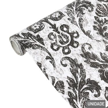 Imagem de Papel de Parede 45cm X 5m Arabesco de Flores - Tudo em Caixa