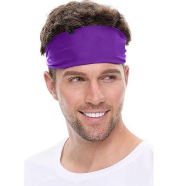 Imagem de Bandana De Cabeça Colorida Proteção Conforto Esportes - Slim Fitness, 