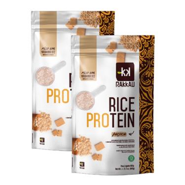 Imagem de Kit 2X: Rice Protein Paçoca Vegana Rakkau 600g