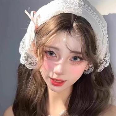 Imagem de Bandana de cabelo Boho Scraf, antiderrapante, lenço de cabeça pré-amarrado para mulheres, meninas, decorações de cabelo fino e grosso para tranças, xales, bandana de cabelo para mulheres e meninas