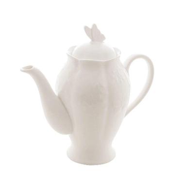 Imagem de Bule De Porcelana New Bone Flower Borboletas 1l Lyor