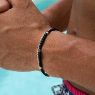 Imagem de Pulseiras de corrente masculinas de aço inoxidável premium, não mancha, corrente de corda, joias presentes para homens, acessórios, One Size, Metal, Sem Pedra Preciosa