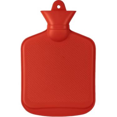Imagem de Bolsa Térmica para Compressa 1L – Água Quente e Fria, Borracha Reforçada, Vedação Segura, Alívio e Relaxamento – Cores Sortidas (Vermelho)