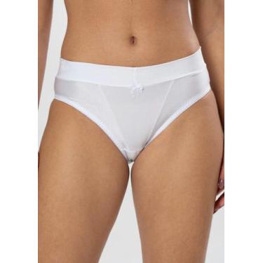 Imagem de Calçola de Lycra com Cós Alto - Gimara, GG, Branco