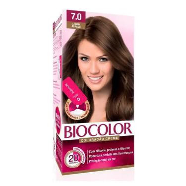 Imagem de Coloração Creme 7.0 Loiro Natural Mini Biocolor