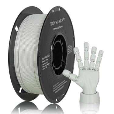 Imagem de TINMORRY Filamento PETG 1,75 mm, filamento de impressora 3D PETG-Eco rápido, compatível com impressora 3D Bambu FDM, carretel de 1 kg, cinza claro