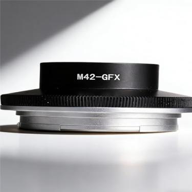 Imagem de Yunseity Adaptador de Montagem de Lente para Lentes M42 SLR para Conversor de Lentes da Série Fuji GFX, Foco Infinito Preciso, Conexão Sedosa