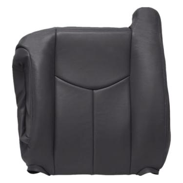 Imagem de SecosAutoparts Capa de banco traseiro inclinada para motorista cinza escuro # 692/69i compatível com Chevy Silverado Avalanche Tahoe Suburban compatível com GMC Sierra Yukon 1500 2500 3500 HD 2003 2004 2005 2006 2007