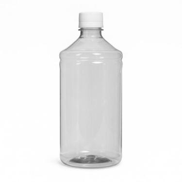 Imagem de 25 Frascos Plástico Cristal Pet 1000ml - Tampa Rosca Lacre - Bella Don