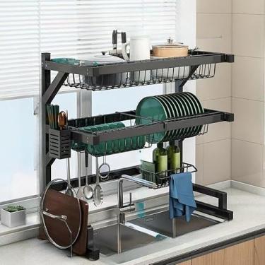 Imagem de Escorredor De Louça Suspenso Organizador Louça(Duplo - largura 65cm)