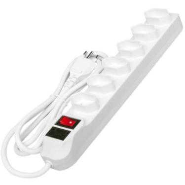 Imagem de Protetor Eletrônico Com 6 Tomadas Epe1006 - 4824002 - Intelbras Protetor Eletronico C-6 Tomadas Epe1006