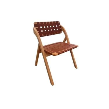 Imagem de Cadeira dobrável de madeira multifuncional dobrável portátil de madeira para lazer cadeira de praia cadeira de pesca cadeira de acampamento cadeira dobrável de jardim adequada para uso interno e