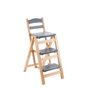 Imagem de Cadeira dobrável de madeira multifuncional dobrável portátil de madeira para lazer cadeira de praia cadeira de pesca cadeira de acampamento cadeira dobrável de jardim adequada para uso interno e