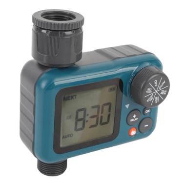 Imagem de YWBL-WH Temporizador de Sprinkler Digital, Fluxo de água Mínimo de 35L Função de Atraso de Chuva 24 48 72 Horas Ajustável, Com Válvula de Rega Manual Automática, para de Irrigação de