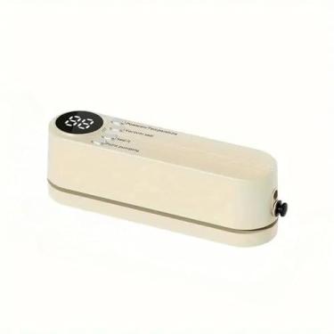 Imagem de Seladora a Vácuo Compacta USB Recarregável - Visor Digital + Selagem Rápida, para Alimentos, Portátil e Prática, Ideal para Casa, Viagens e Pescarias