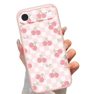 Imagem de Vulfwela Capa para iPhone Air de 6,5 polegadas, rosa, branca, xadrez, estampa de guingão, design requintado, antiarranhões, capa protetora macia e fina de TPU à prova de choque para mulheres e meninas
