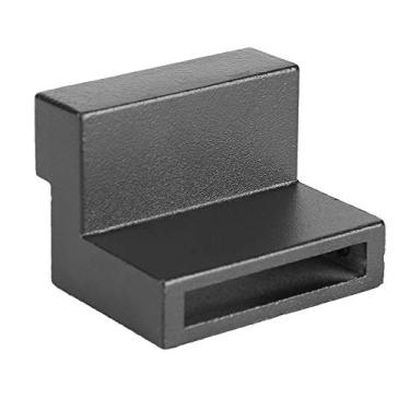 Imagem de GLOGLOW Outras Necessidades Diárias Domésticas Rolha para Portas Deslizantes, Preta, Trilho de 40 Mm, Metal Durável Com Tampa de Borracha, Porta de Celeiro de Liga de Zinco Com Redução de Ruído Nan