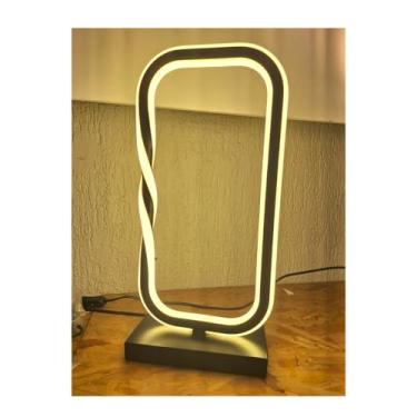 Imagem de Luminária Mesa Abajur LED 55w 3000k GMH Trade – Design Moderno, Bivolt, Estudo Leitura Quarto (Preta ou Branca) (preta)