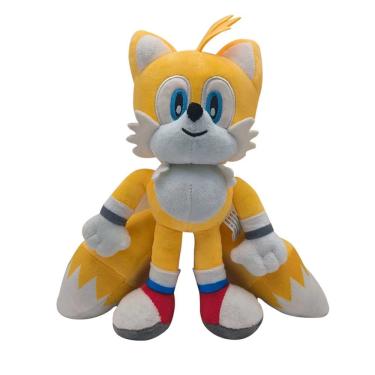 Imagem de Brinquedo de pelúcia Sonic Super Tails amarelo 30cm