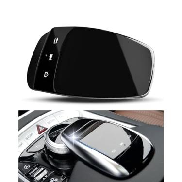 Imagem de AUGREX Capa protetora de mouse para console touch pad, painel central de controle de tela sensível ao toque adequado para Mercedes Benz C S GLC GLS GLE E Class W205 W253 W166 W213 W222, substitui