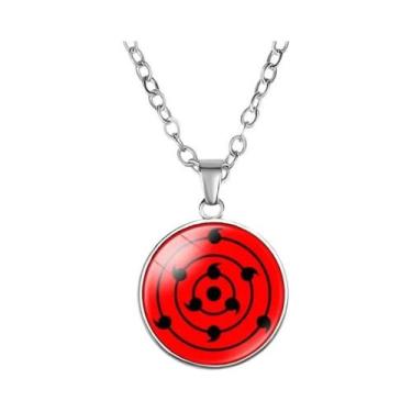 Imagem de Colar Com Olho Sharingan De Uchiha Kakashi, Pingente Mangekyou, Choker