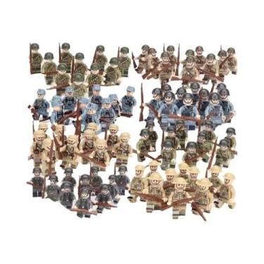 Imagem de Brinquedos De Blocos De Montar Mini Bonecos Humanoides Para Crianças, 