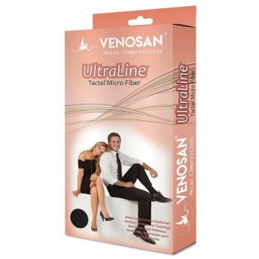 Imagem de Meia de Compressão 20-30 mmHg 3/4 Venosan 4000 Com Pé Aberto, XG