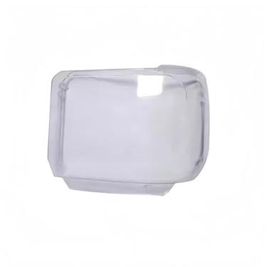 Imagem de Compatível com gmc sierra 2014-2018 luz clara capa do farol abajur transparente cabeça lente caso máscara frente farol capa(Left)