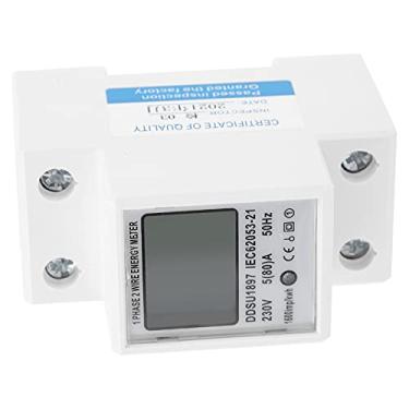 Imagem de Acouto DDSU1897 Medidor de Energia Digital Inteligente Fase 2 Fio Com Display LCD para Monitoramento de Energia, Tensão, Corrente e Frequência