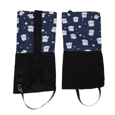 Imagem de Jectse Polainas de Neve Infantis, Capas de Pernas Oxford à Prova de Chuva para Meninos e Adolescentes Com Parte Superior Elástica Ajustável e Sola Antiderrapante Em TPU, para (Filhote de cachorro