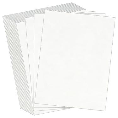 Imagem de Neehows 100 folhas 300 g/m²/49,9 kg, cartolina branca de 21 x 29 cm de espessura, papel de artesanato pesado para convites, scrapbooking, decoração - branco