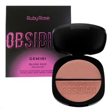 Imagem de Blush duo ruby rose obsidian hb10005 gemini og05