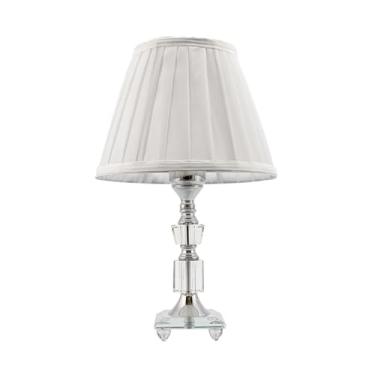 Imagem de Abajur Cristal Bivolt 35cm Mesa Quarto Sala(133)