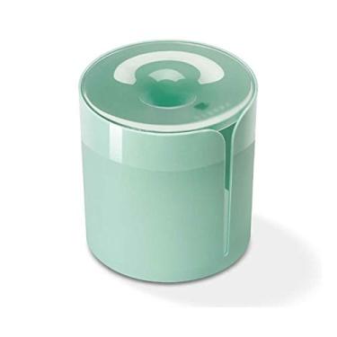 Imagem de HHHJQFAAT Suporte de papel higiênico montado na parede capa redonda caixa de lenços guardanapo dispensador de toalha recipiente impermeável para banheiro, carro, escritório (cor: preto) (D)