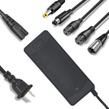 Imagem de Carregador de bicicleta elétrica de 48 V, 54,6 V, 2 A, carregador rápido universal para bateria de lítio de 48 V, compatível com Ebike, uma roda, bicicleta elétrica, bicicleta elétrica Rad Power