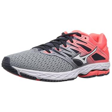 Imagem de Mizuno Wave Shadow 2 Tênis de corrida feminino, Tradewinds/Coral ardente, 6