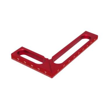 Imagem de Esquadro De Alumínio Para Carpinteiro, Régua De Ângulo Reto De 90 Grau