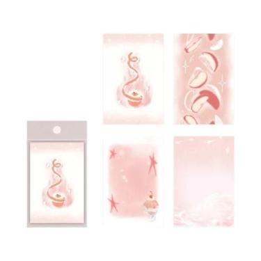Imagem de Kit De Papel Para Scrapbooking, 40 Peças, Material Escolar, Caderno, D