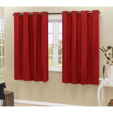 Imagem de Cortina Blackout PVC 2,80 m x 1,80 m - Vermelho
