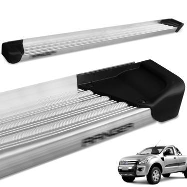 Imagem de Estribo Lateral Ranger CS 2013 a 2026 Aluminio Natural A3