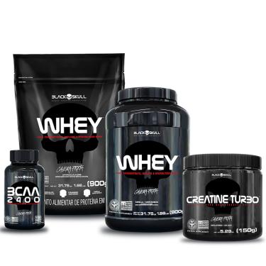 Imagem de KIT WHEY 2X + BCAA + CREATINA