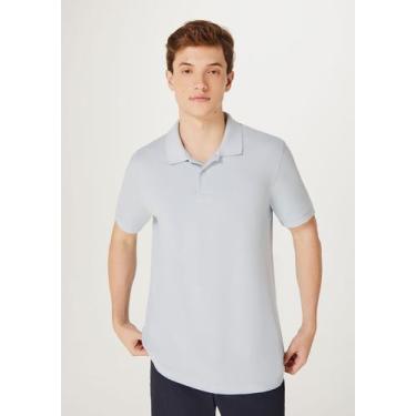 Imagem de Camisa Polo Básica Masculina Manga Curta Em Piquet - Hering, EXG, Azul