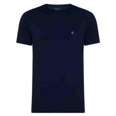 Imagem de Camiseta Individual Masculina Marinho Slim Fit-Masculino