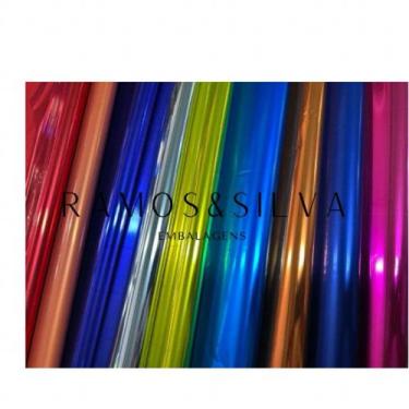 Imagem de 100 embalagem de ovo de pascoa colorida 50x70 Folha laminada:Cores var