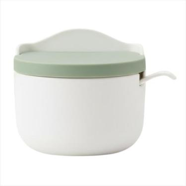 Imagem de Porta Condimentos Com Colher Plastico Organizador Cozinha - AMIGOLD, V