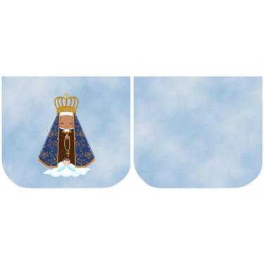 Imagem de Necessarie Porta Moedas Nossa Senhora Fundo Azul Céu - Sintético Doll 