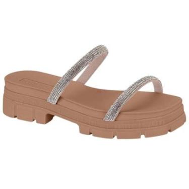 Imagem de Sandalia Papete Moleca Brilho Tratorada Feminina-Feminino